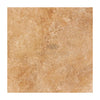 Square textured tan tile from Walnut Travertine 18X18 Filled and Polished or Honed