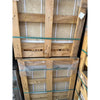 Wooden-framed strapped artwork from Walnut Travertine 4 pcs Versailles Pattern Set