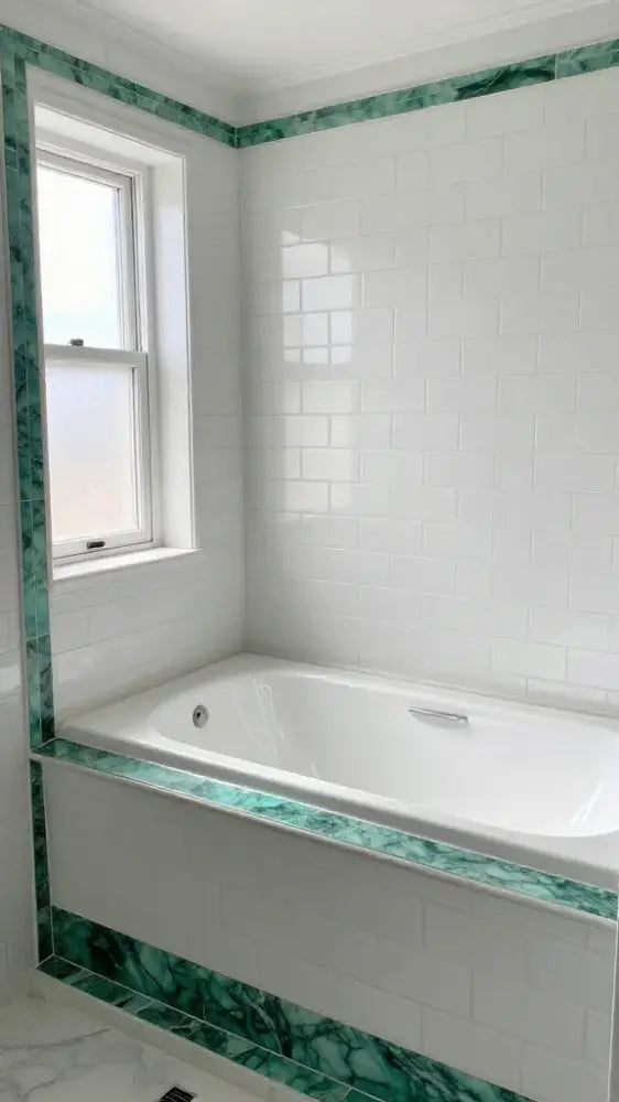 Contrast Borders for White Tiles
