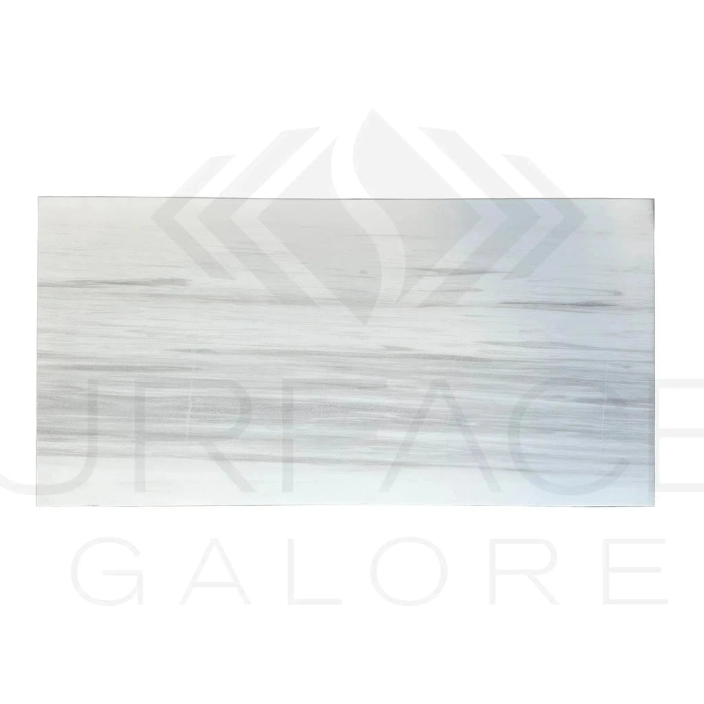 Rectangular white marble slab of White Dolomite with Gray Light Polished Tile