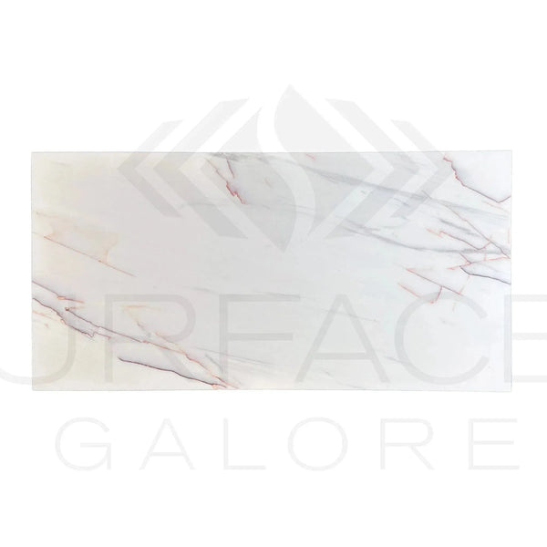 Rectangular marble slab of White Dolomite with Red 12X24 Polished Tile for sale