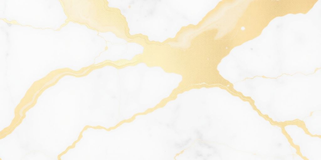 Elegant slab of Carrara marble.