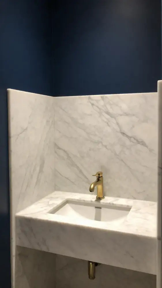 Powder Room Half-Wall Wainscoting