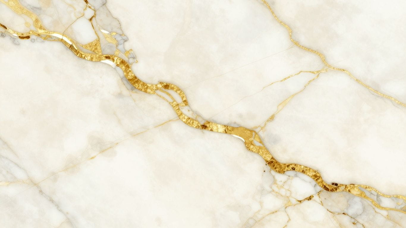Calacatta Gold marble mosaic tiles sketch