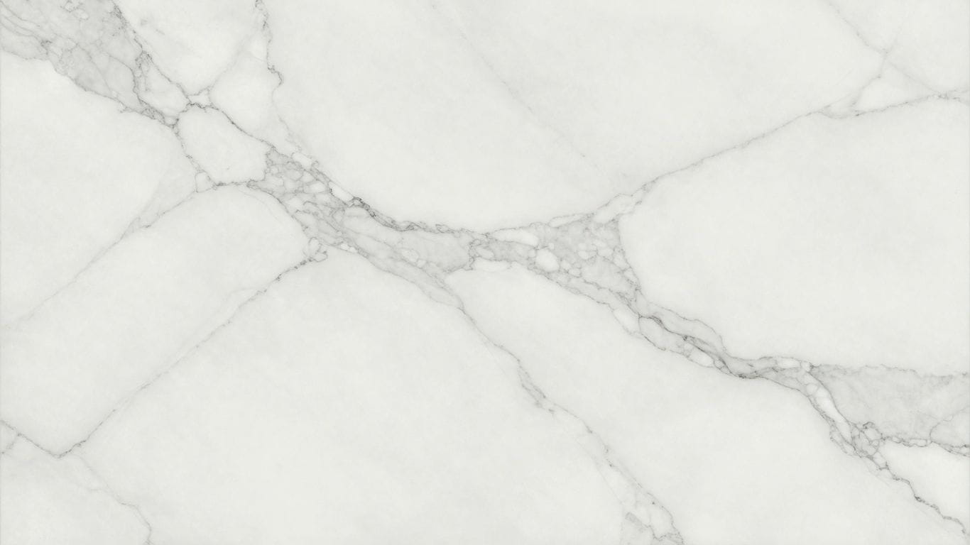 Boceto de baldosas de mármol Statuario con veteado gris.