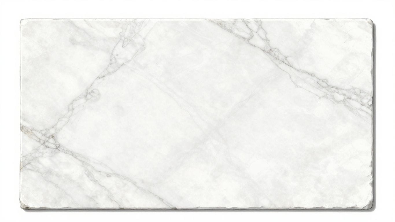 Thassos white marble slabs sketch