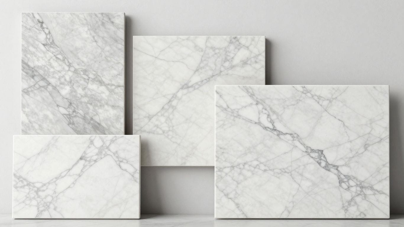 Carrara White Marble Collection sketch