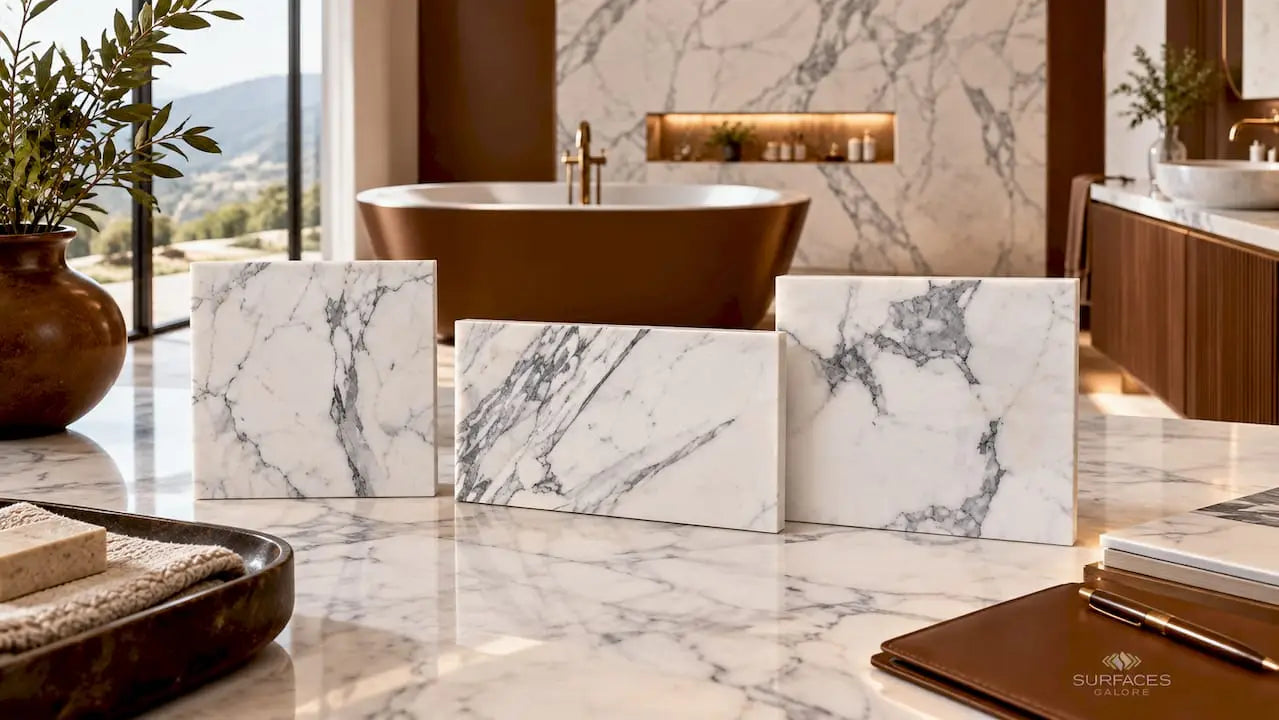 Arabescato Corchia 12X12 Marble Tile Polished or Honed