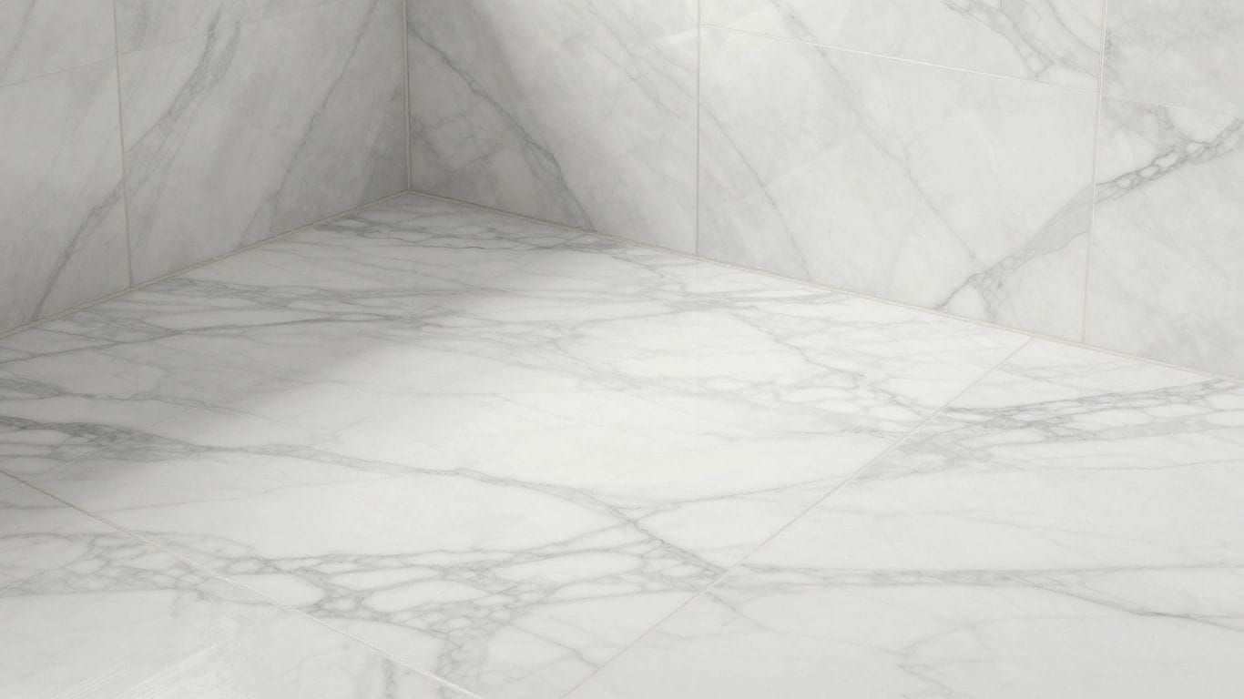 Marble floor and wall tile matching sketch.