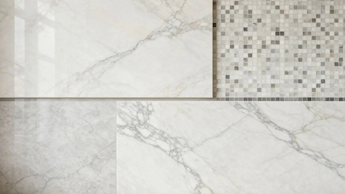 Modern marble wall tile design sketch