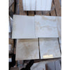 White Onyx Vanilla Onyx cross-cut 12x12 polished marble tile with veining