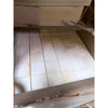 White Onyx Vanilla Onyx Cross-Cut 2x2 mosaic with subtle beige stains