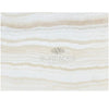 Creamy Onyx slab with horizontal bands in White Onyx Bianco-Vanilla 12X24 Marble Polished
