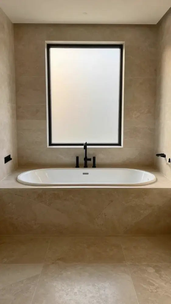 Stacked Stone Bathtub Surrounds