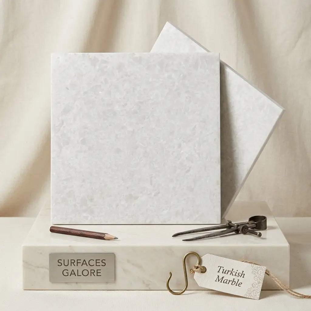 White pearl botticino beige marble 12x12 polished white turkish marble tiles with subtle veining and polished finish