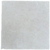 Square marble tile featuring White Pearl and Botticino Beige in a tumbled finish