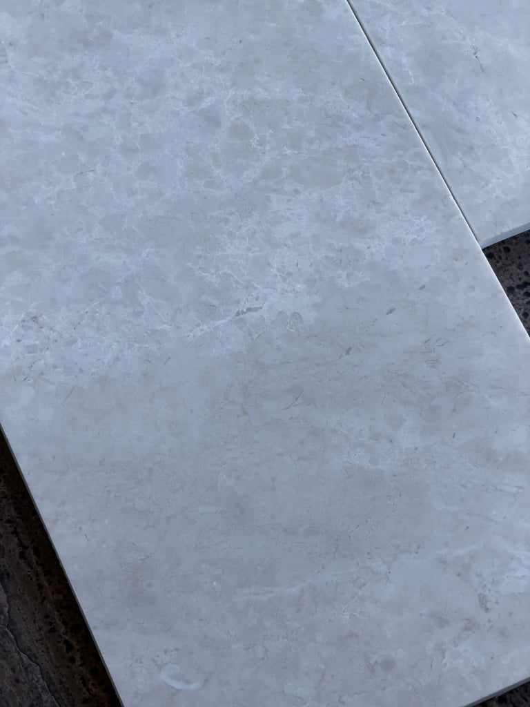 Light gray White Pearl Botticino Beige marble 12x24 polished tile