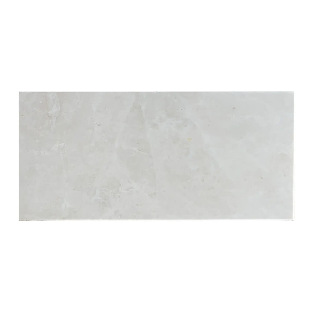Rectangular White Pearl Botticino Beige Marble 12X24 polished or honed slab