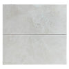 Light gray marble tiles from White Pearl/Botticino Beige collection, 12X24 polished