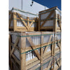 Wooden crates of windows for White Pearl and Botticino Beige Marble 24x24 tiles