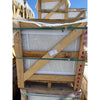 Wooden crate containing White Pearl and Botticino Beige Marble 24x24 slabs