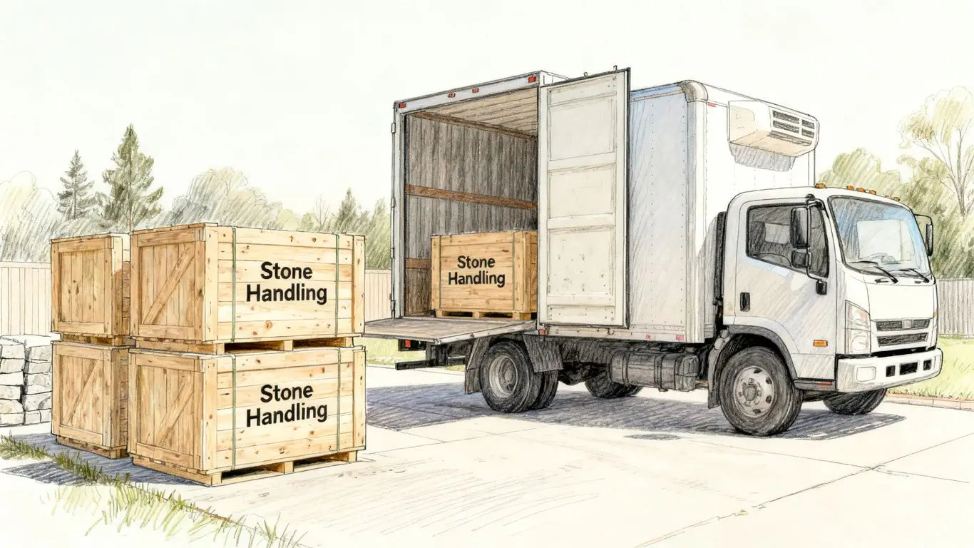 Insured stone freight shipping