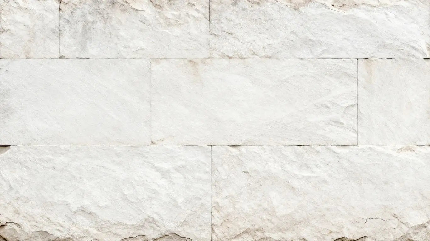 Boceto de la textura de la fachada de un edificio de piedra caliza blanca
