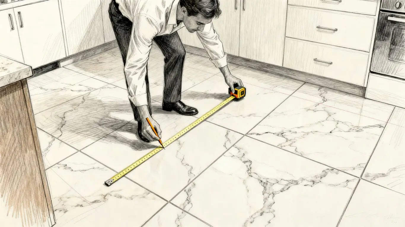 Calculating precise dimensions for tiles